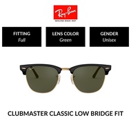Ray-Ban Clubmaster Unisex Full Fitting Sunglasses (55 mm) RB3016F W0365