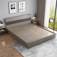 🇸🇬⚡Multifunctional Tatami Bed Frame Storage Bed Frame Solid Wood Bed Frame Bed Frame With Mattress Super Single/Queen/King Size Bed Frame