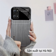 Gradient stripes Realme C2,Realme C3,Realme C11,Realme C12,Realme C17 tempered glass case Premium gl