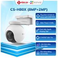 EZVIZ CS-H80x 8MP+2MP outdoor wifi Camera, 360 degree panning, color at night, 2-way conversation