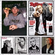 โปสเตอร์ eminem 8ไมล์โปสเตอร์ฮิปฮอปนักร้องแร็ปเปอร์ eminem โปสเตอร์ผ้าใบภาพวาดการตกแต่งบ้านศิลปะบนผน