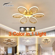 3 Colors Ceiling Lights LED Decorative Lights Home Living Room Minimalist Bedroom Place LED Ceiling Light Lamp FRDM