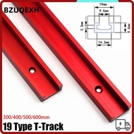BZUQEXH 1Pcs T-Slot Track, Slide Guide Rail T Slider Fixture Slot Slide T-Track,  Aluminium Alloy 19