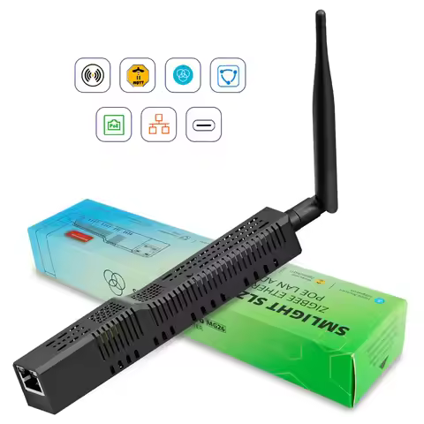 SMLIGHT SLZB-06-A Zigbee 3.0 to Ethernet,USB,and WiFi Coordinator with PoE support, works with Zigbe