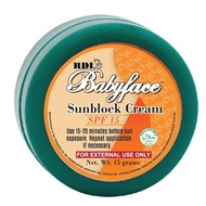 Sunblock Cream RDL Babyface Asli 12 g SPF 15 BPOM