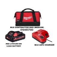 MILWAUKEE M18 3.0AH SINGLE BATTERY STARTER PACK M18B3 M18-HB301B