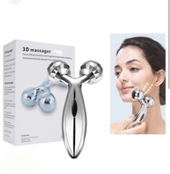 全新按摩器3D roller face Massager滾輪按摩儀 瘦身瘦臉拉提器 V面按摩棒(配合保濕防曬面霜卸妝水使用)