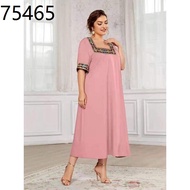 gown for ninang wedding ♂855 Plain Plus size Maxi Dress (FIT TO XL)♒