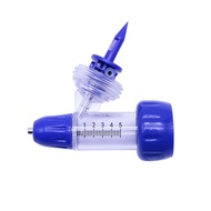 1Pcs 2ml / 5ml Veterinary Adjustable Continuous Syringe Accessories Syringe Vaccine Injector Dose Tu