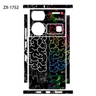 GARSKIN/SKIN PROTECTOR/ANTI MUSHROOM Colorful Sticker for Nubia Z70 Ultra Z60 Ultra 5G Back Screen P
