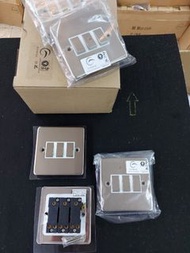 結業清貨，皇室御用 Marcus 英國制 Classic 款高階不銹鋼面電制面板，買一送一