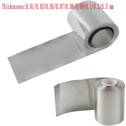 1pc Stainless Steel S304 Thin Plate Sheet Foil 0.01/0.03/0.05/0.07/0.08/0.09/0.1/0.2/0.3 mm x 100 mm
