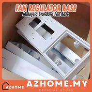 PVC Ceiling Fan Regulator Surface Type Switch Control Base Nut Box Kipas Siling Casing Only (WHITE)