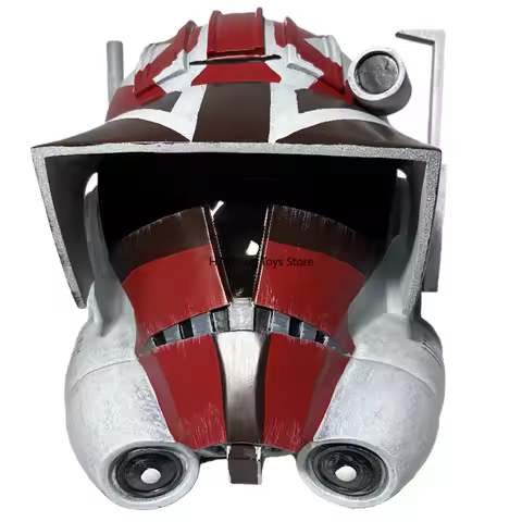 SW Clone Arc Commander Captain Vaughn Helmet Star Clone Trooper Wars Helmet Cosplay Deluxe Halloween