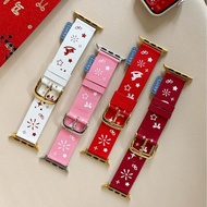 Fashion Leather Strap Suitable for smartwatch S11 10 9 8 ULTRA 7 6 5 4 SE 3 2 1 Huawei Fit3/4 Xiaomi