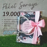 Paket Buku yasin kotak mika free tasbih souvenir tahlil 40 100 hari