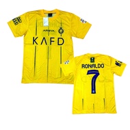 Al Nassr home adult jersey/ ronaldo Al Nassr adult printing shirt