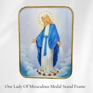 Our Lady of Miraculous Medal Stand Frame for Altar Catholic Altar