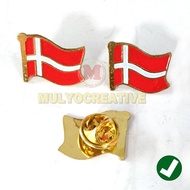 Denmark Flag Pin Denmark Flag Brooch Pin