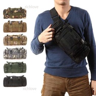 Military Tactical Waist Pack Molle Camping Sling Pouch Bag