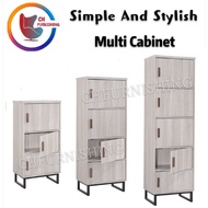 STORAGE UTILITY CABINET BOOKCASE IN 3 TO 5 DOORS
