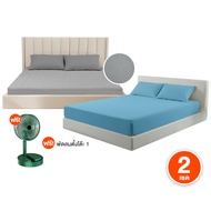 (ของแท้ 100%) Amanda อแมนด้า ชุดผ้าปูที่นอนกันน้ำกันเปื้อน กันไร่ฝุ่น จำนวน 2 เซต พร้อมของแถม