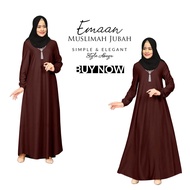 Emaan Muslimah Jubah Simple &amp; Elegant Style Abaya