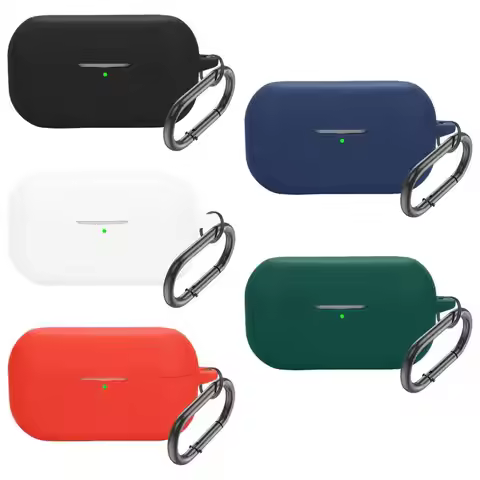 Silicone Case For Technics EAH-AZ100 Headphone Case Drop-proof Earphones Case With Hook Dust-proof P