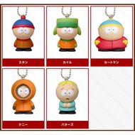 SQ2 5PCS/set South Park keychain pendant PVC Garage Kits 5cm QS2
