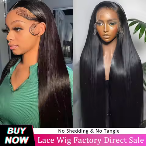 40 44 Inch Bone Straight Human Hair Wigs 13x6 Hd Transparent Pre Plucked Lace Frontal Wigs 200 Densi