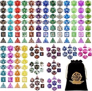 DND Dice Set, 25 X 7 Polyhedral Dice (175 Pieces) for Dungeons and Dragons DND RPG MTG Table Game D4