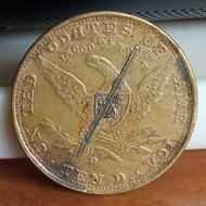Souvenir Koin Amerika Serikat Liberty bekas bandul K-3919