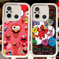 H114 Sesame Street Elmo White Casing for Xiaomi Redmi Note poco 10C 9T 7 M3 A5 12C 9A C55 C65 A1 9C 