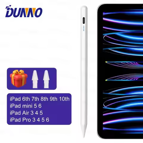 For iPad Pencil 10th Gen Air 6 M2 Pro M4 Stylus Pen with Palm Rejection Tilt,for iPad Pro 11 12.9 Ai