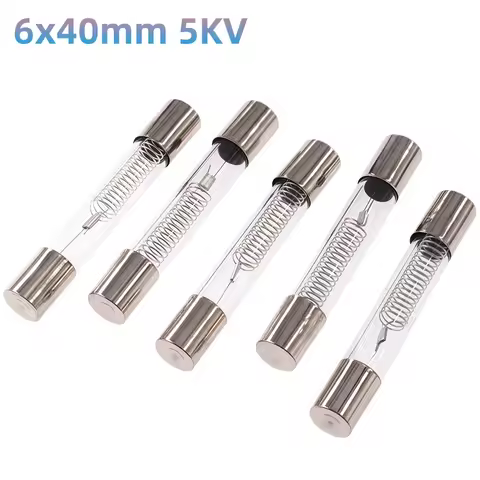 5KV Special Microwave Oven Fuse 6X40MM 0.65A 0.7A 0.75A 0.8A 0.85A 0.9A 1A Glass Tube Fuse 5000V 700