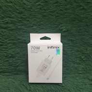 INFINIX 70W Charger Adapter + Data Cable TYPE-C Fast Charger Original