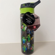 Smiggle Water Cup Children Water Bottle Easy to Carry Black Spiderman Minecraft Hero Water Bottle St