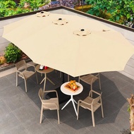 Three Head Sunshade Umbrella Outdoor Courtyard Garden Camping Umbrella Setting Up Stall outdoor gard