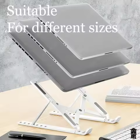 Portable foldable computer monitor stand, adjustable laptop stand, suitable for small-sized tablet d