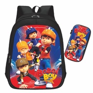 Boboiboy Bag Boys Bag Kindergarten Backpack Kindergarten Elementary School Children's Backpack Children's Backpack BOBOIBOY ADVENTURE Character Newest 2024