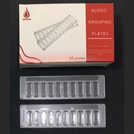 BLOOD GROUPING PLATE 20's