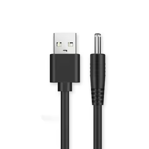 1M USB A to DC 3.5mm Power Cable Jack Connector 5V Charger 3.5*1.35mm Universal For HUB Mini Fan Rou