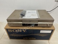 SONY SCD-XE600 CD SACD 播放機 雷射唱盤 類比/光纖輸出 附遙控器 原廠包裝 少用
