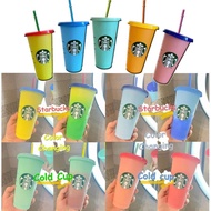 【Ready】ins style Limited Starbucks Tumbler Reusable Straw Cup Frosted Durian Series Diamond Studded Cup Starbucks cup Cold Cup Summer Collection 710ml/24oz starbucks cup Christmas gift