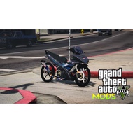 GTA V Mod Yamaha Y15 V2 Black (ADD ON/FIVEM Ready/PC ONLY)