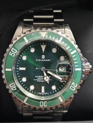 Steinhart OCEAN One Double-GREEN Ceramic premium Diver Watch透底