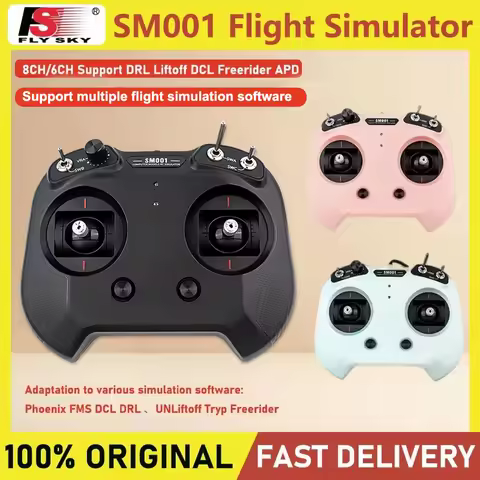 FLYSKY FS-SM001 Flight Simulator 8CH/6CH Support DRL Liftoff DCL Freerider APD and Many Other Suitab