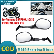 For Yamaha CRYPTON lc135 v1 v2 v3 v4 v5 v6 v7 v8 y15 nvx y16 E-Bike Rearview Mirrors Electrombile SI