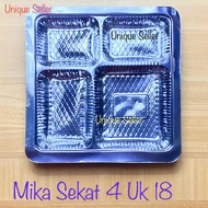 [Contents 100] Thick 4-Section Mica Size 18 for 18x18 rice boxes 4-Section Mica/ for 18 x 18 boxes C