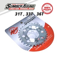 Rear Gear Type 428 31 33 36T Supra Grand Legenda Prima Win Wilwood